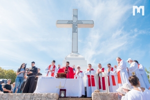 О. Горан Ажіновіч на горі Кріжевац: «Ми ніколи не повинні відрікатися хреста».